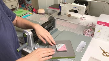 Cutting Half Square Triangles with the AccuQuilt Ready. Set. Go!