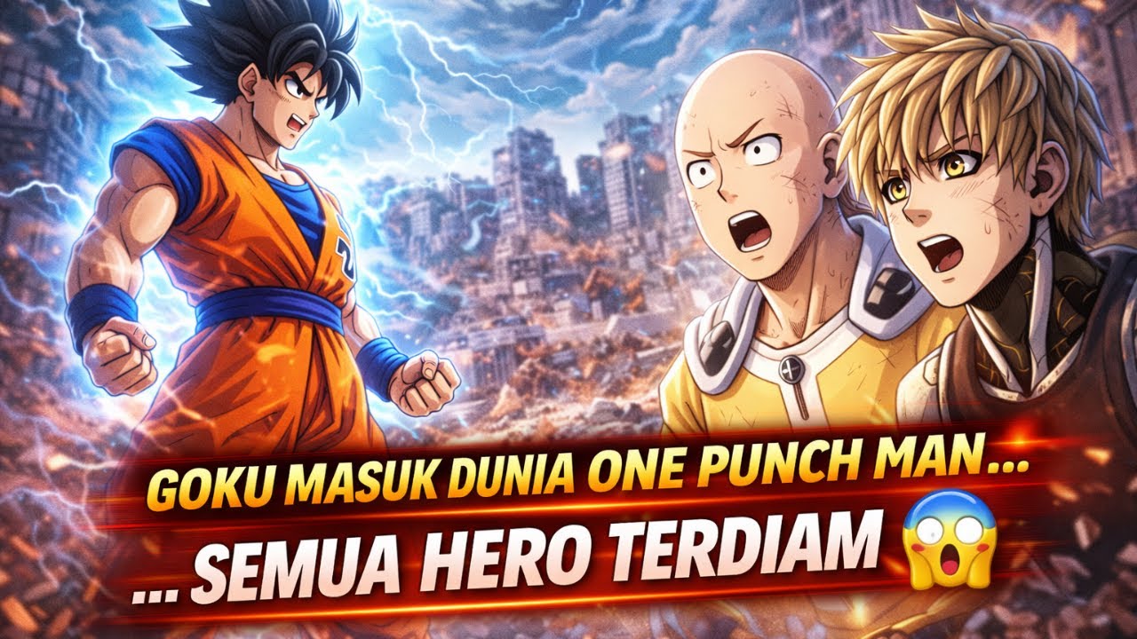 Goku Masuk Dunia One Punch Man… Semua Hero Terdiam 😱