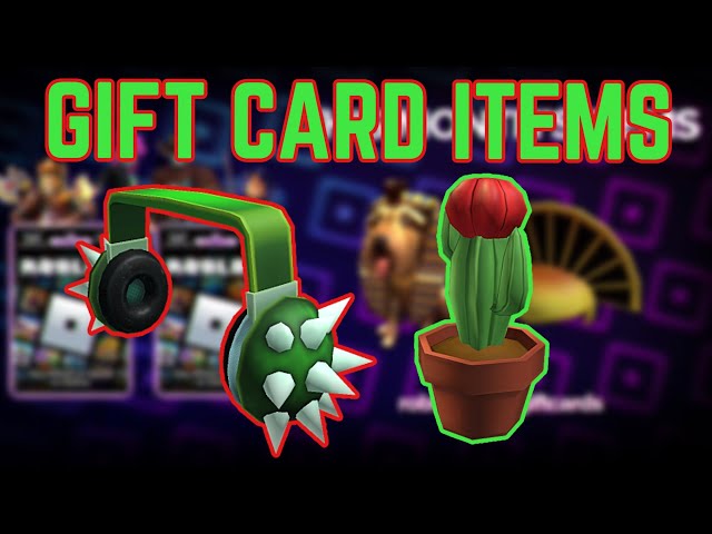 New Roblox  Gift Card Items! Ace High Cardback & MORE 