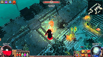 Path of Exile Wharf (67) Map Run