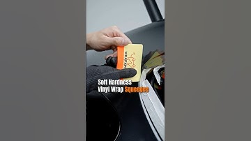 Maybe a thin & soft squeegee is more flexible to tucking vinyl. #carwrapping #carwrap #squeegee