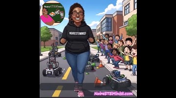 Robots Run into Walls #NoireSTEMinist #Robot #AI #Engineering #Professor #AI #STEM #STEAM