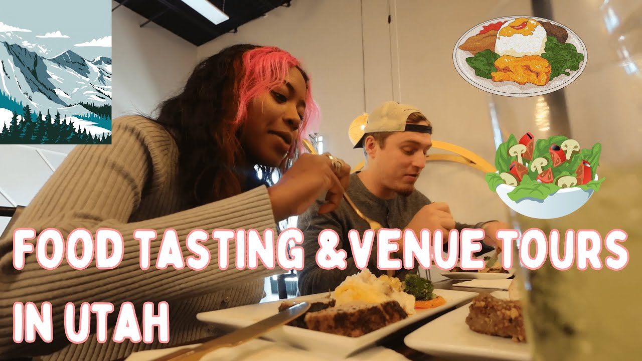 utah traveling vlog: food tastings and wedding venue tours!