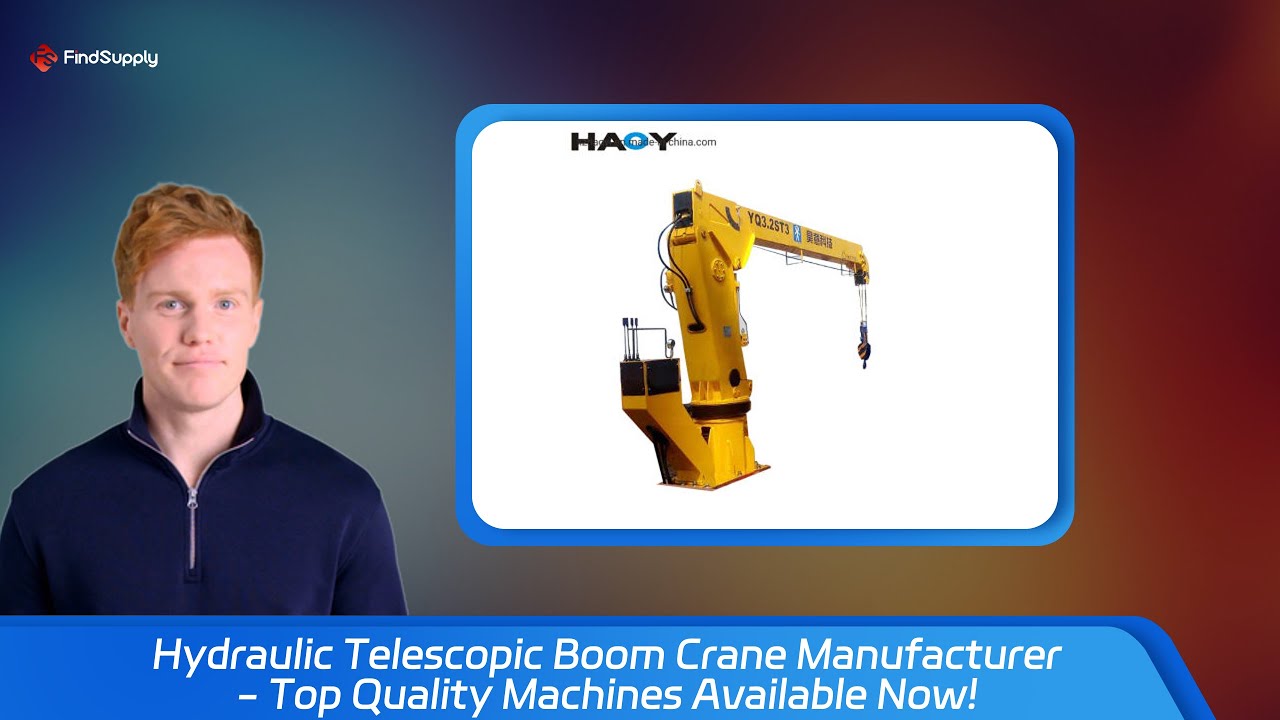 Hydraulic Telescopic Boom Crane Manufacturer - Top Quality Machines Available Now!