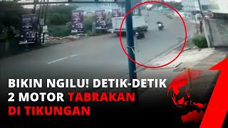 Bikin Ngilu! Detik-detik 'Adu Banteng' Antar 2 Motor di Tikungan | tvOne