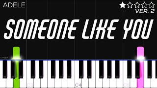 Adele - Someone Like You | EASY Piano Tutorial