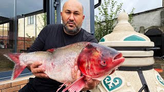 Дагестанский Толстолобик 10кг в тандыре! BIG FISH OT BIG CHEFA