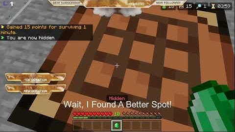 Trolling Seekers In Minecraft: Hide And Seek (HIVE)