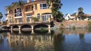 Great views of homes on discovery bay in byron, california. shot from
the water.