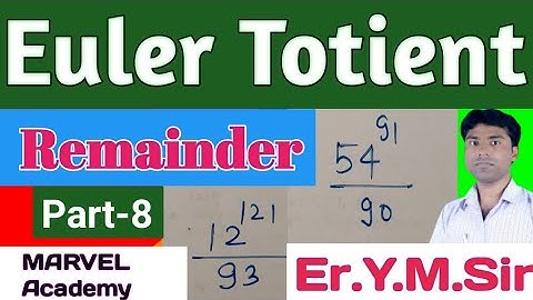 Find Remainder (Euler