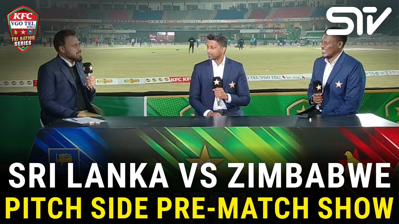 Pitch Side Pre-Match Studio Show| Sri Lanka vs Zimbabwe | Match 05 | Tri Nation Series | PCB | M3W1U