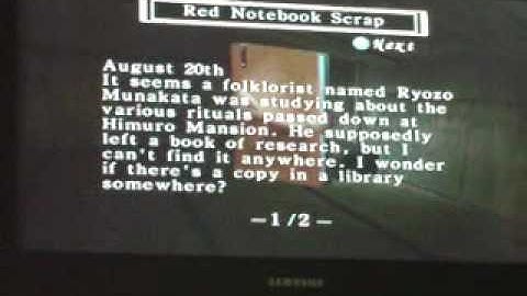 Fatal Frame 1 Playthrough w/ Commentary + Story Part 6