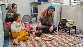 Cooking A Great Lamb Meat Broth Called Dizi (Abgoosht)| Country Life in Azarbaijan screenshot 5