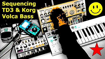 Short Arturia Keystep Sequencing TD3 Behringer TD-3   Korg Volca Bass   MS-70CDR Silky Chorus Preset