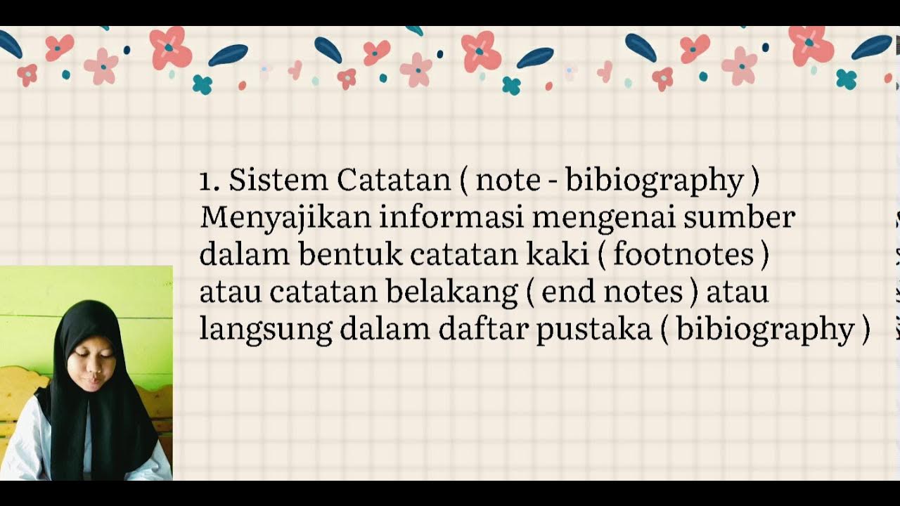 Sistem Rujukan, Kutipan, Abstrak dan Daftar Pustaka - YouTube