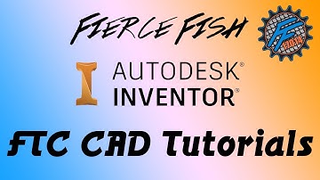 FIRST Tech Challenge- Fierce Fish 17014 CAD Custom Parts 5: 3D Create Tools