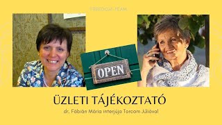 Üzleti tájékoztató - Torcom Júliával készült interjú