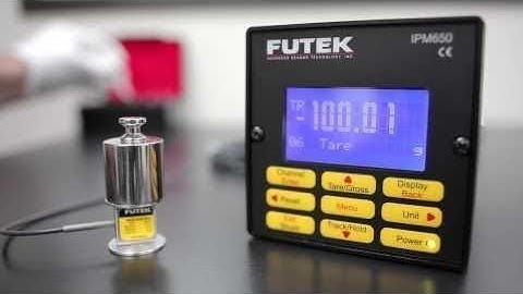 Digital Load Cell Indicator | Intelligent Panel Mount Load Cell Display | FUTEK IPM650