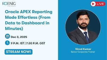Oracle APEX Reporting Made Effortless (From Data to Dashboard in Minutes)