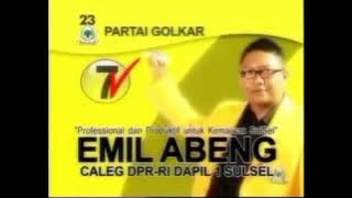 Iklan Partai Golkar Emil Abeng No.7 Sulsel (2009) Makassar TV & Fajar TV