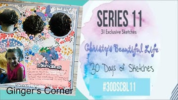 #30DSCBL11 | Day 17 | Scrapbooking Layout | GIRLIE Layout