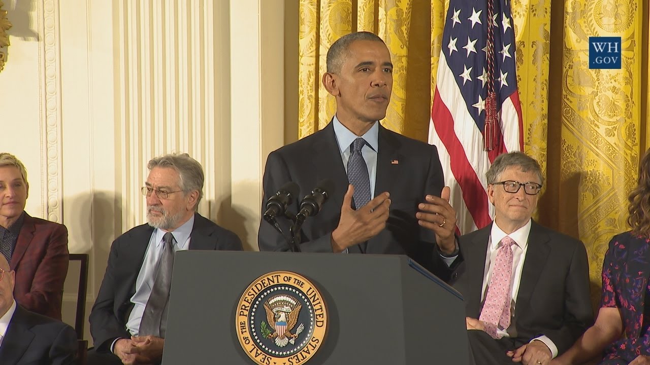 Obama Pokes Fun At Bill Gates As He Awards Him Presidential Medal Of Freedom