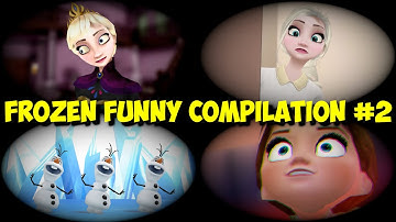 MMD Frozen 2 "Funny Compilation #2" Elsa Anna Kristoff Olaf Sven Hans animated collection II Disney