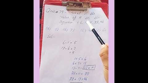 Sindh University 2017 Qno 79 solve question