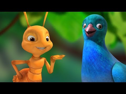 Marathi Story  The Dove and the Ant  Infobells