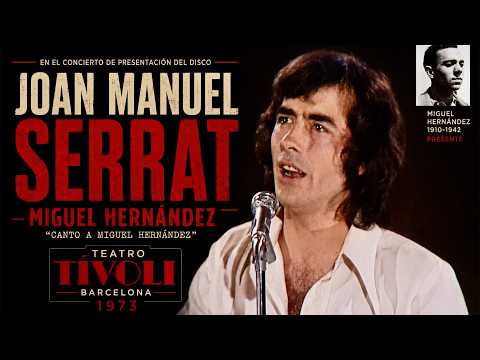 UNRELEASED! FULL Concert by JOAN MANUEL SERRAT January 1, 1973, M. Hernández, Tívoli in Barcelona