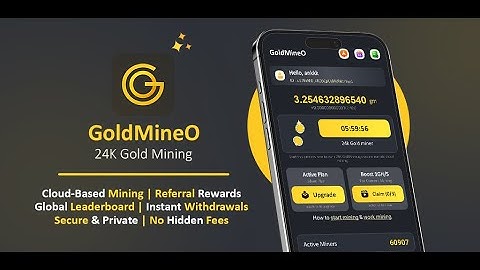 GoldMineO - 24K Gold Mining