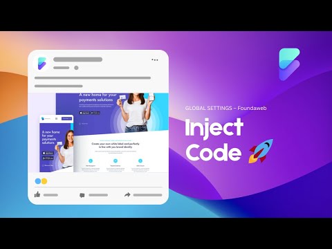 4. Inject Code in Foundaweb 🚀