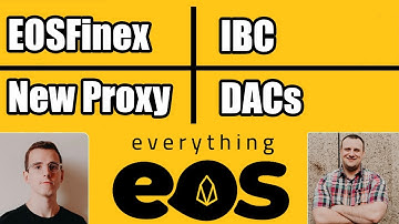 EOSFinex, ETH/EOS xIBC, Everything EOS Proxy, PredIQt MVP, DACs and more.