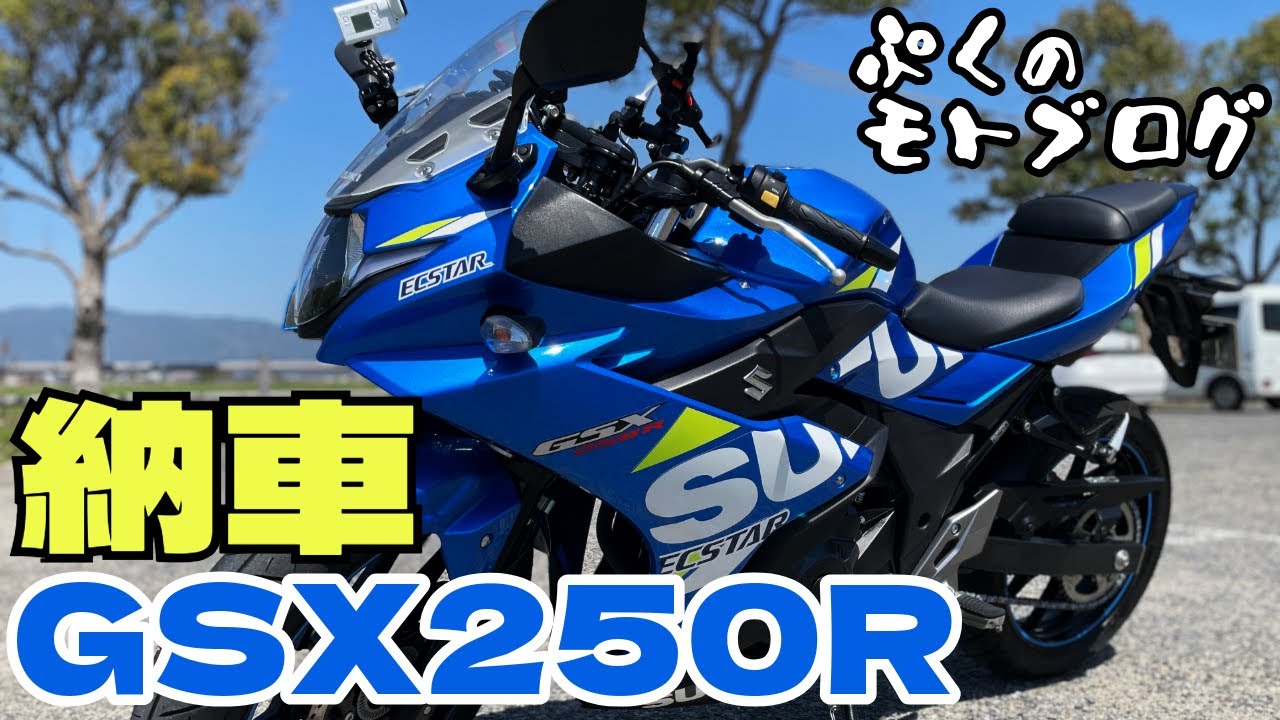 【GSX250R】#1 納車しました