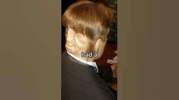 he was born with an extra face(he had two faces)