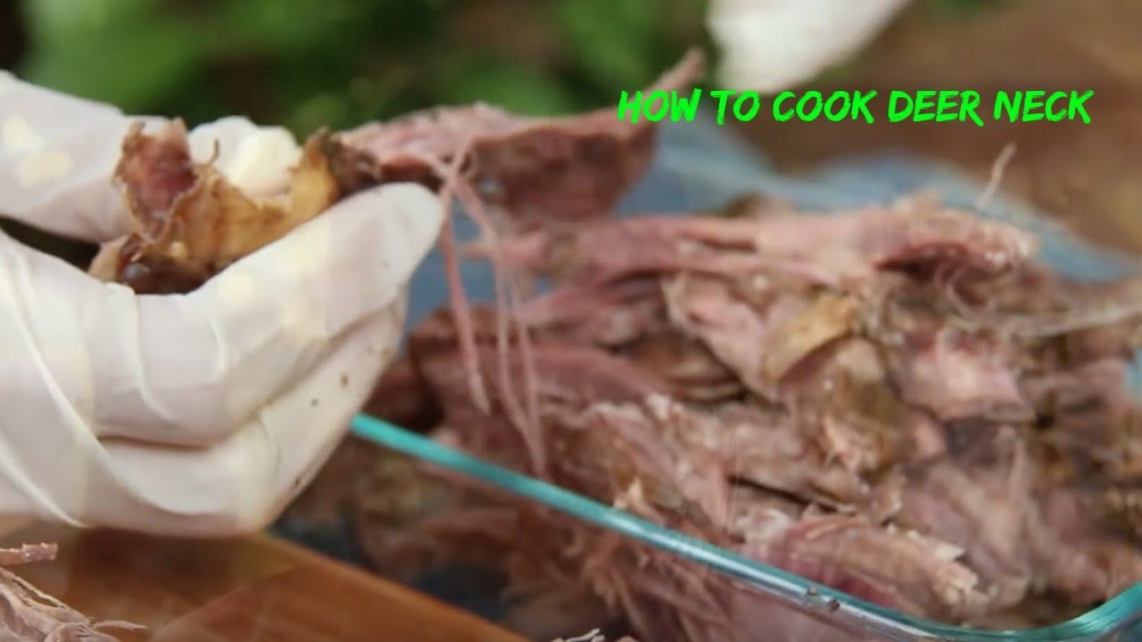 How to cook venison neck