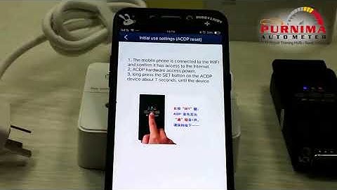 Yanhua ACDP  Android Mobile setup