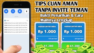 JUJUR SIH KALO INI LEGIT !! TIPS CUAN TERBARU GAME PENGHASIL SALDO DANA TANPA UNDANG TEMAN 2025