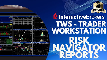 How to use Trader Workstation Tutorial - TWS Risk Navigator Reports  - Option Trading