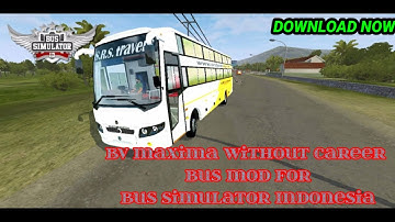Prakash BV Maxima non AC bus mod for bus simulator Indonesia.  BUSSID
