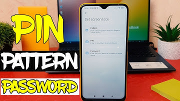How To Set PIN Pattern Password in POCO M3