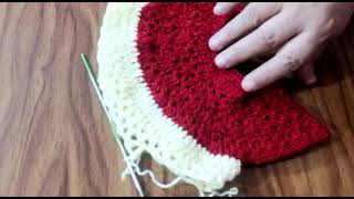 فستان كروشيه صدر دائري جزء اول سهل للمبتدئين ‼️Round neck crochet dress