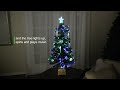 3&#39; Musical Spinning Fiber Optic Tree by Holiday Peak™ | Walter Drake