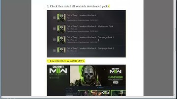 Fix Missing DLC Data Pack error in Modern Warfare 2