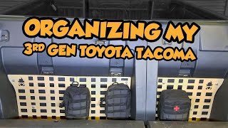 Installing Behind the Seat MOLLE Panels 3rd Gen Tacoma