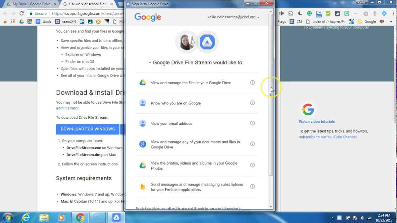 download google drive file streem