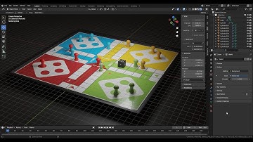 Ludo 3d Modeling Tutorial in Blender | RK Blender