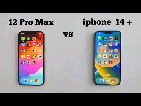 iphone 14 Plus vs 12 Pro Max Speed Test || in 2024