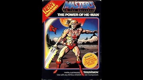 Intellivision LIVE Game Box Art | He-Man Masters of the Universe #intellivision #atari #heman