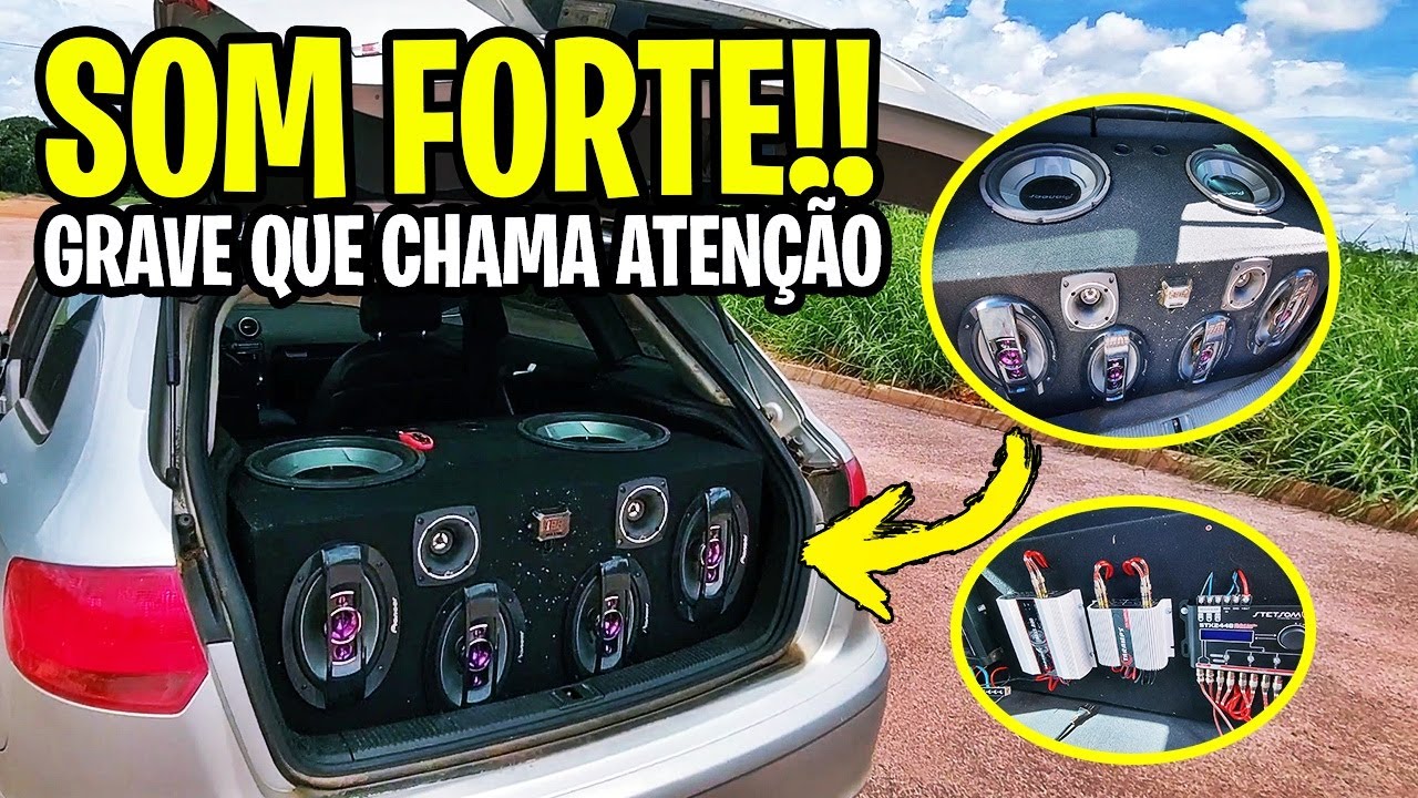 ABSURDO!! COLOQUEI 2 SUB E 4 6X9 NO AUDI! SOM COM QUALIDADE AO EXTREMO!!!